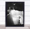 Dreams Play A Kite light rays child silhouette Wall Art Print