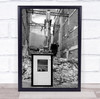 Guardian construction security office building Wall Art Print