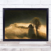 Mountains Landscape Fog Forest Morning Sunrise Wall Art Print