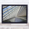 Panoramic Ceiling Modern Geometry Shapes Lines Wall Art Print