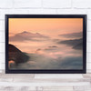 Poland Fog Mist Clouds Landscape Sea Of Clouds Wall Art Print