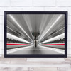 Train Station Speed Life Time Abstract Passing Wall Art Print