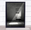 Architecture Serramonacesca Doorway light ray Wall Art Print