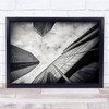 London Architecture Toned England Black White Wall Art Print