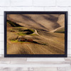 Toscana building fields landscape Countryside Wall Art Print