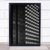 Balconies On Wilshire Boulevard architecture Wall Art Print