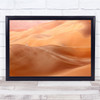 Desert Sand Abstract Landscape Dunes Graphic Wall Art Print