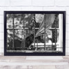 Dog Fence Feet Bite Action Person Legs Shoes Wall Art Print
