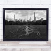 Skyscrapers Roots New York Skyline Cityscape Wall Art Print