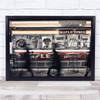 Passage Blurry Diner Red White Seats Tables Wall Art Print Passage Blurry Diner Red White Seats Tables Wall Art Print