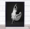 Amour Impur woman white dress arms up pose Wall Art Print Amour Impur woman white dress arms up pose Wall Art Print