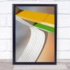Architecture Abstract Straight And Crooked Wall Art Print