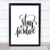 Stay Positive Swirl Quote Print Poster Typography Word Art Picture Stay Positive Swirl Quote Print Poster Typography Word Art Picture
