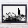 Women Black White Mood Beach Film Analogue Wall Art Print Women Black White Mood Beach Film Analogue Wall Art Print