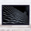 Architecture Abstract Lines Waves Zig Zag Wall Art Print