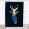 Evil King Of The Abyss Jellyfish light up Wall Art Print
