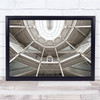 Inside Building Levels Higher Fence Clean Wall Art Print