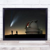 Observatory Comets Nightsky Sky Astronomy Wall Art Print