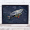 Rescue Me Helicopter Flight action blurry Wall Art Print