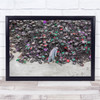 Aerial view search for a chair colourful Wall Art Print