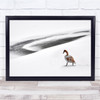 Bird Winter Snow Frost Frozen Cold Birds Wall Art Print