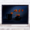 Chinese Lanterns flowers Still Life Vase Wall Art Print