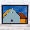 Croatia Creative House Houses Urban City Wall Art Print