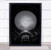 Fulton Eye circle roof dome architecture Wall Art Print