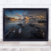 landscape rock pool mountain alps scenic Wall Art Print landscape rock pool mountain alps scenic Wall Art Print