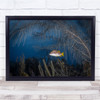 Monodrama Lonely fish underwater Sealife Wall Art Print