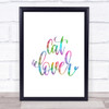 Cat Lover Rainbow Quote Print