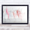 Red Light Saremi Dance Pink Soft Motion Wall Art Print