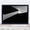 Shadow And Sun Stairway black and white Wall Art Print