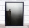 Three Silhouette Grunge Figures Trinity Wall Art Print