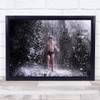 Water Child Joy Emotion Motion Colombia Wall Art Print