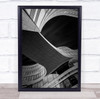 Bogen Lines The Bridge curved building Wall Art Print