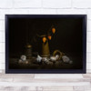 Garlic Still Life Vase Chinese Lantern Wall Art Print