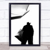Strings man in hat holding bag up shot Wall Art Print Strings man in hat holding bag up shot Wall Art Print