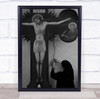 Connection Cross Christ Icon Religion Wall Art Print