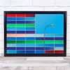 Facade Colours Abstract Urban Shapes Wall Art Print