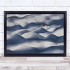 Landscape nature winter season Hills Wall Art Print