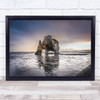 Dinosaur Rock water reflections sun Wall Art Print