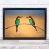 Bee-Eater Bird Wild Animal Nature Wall Art Print