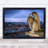 The Bored Gargoyle Of Notre Dame Wall Art Print