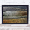 Toscana Line On Fields Landscape Wall Art Print