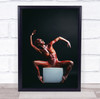 Whirl muscle insides pose ballet Wall Art Print