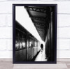 Leaving Las Vegas train station Wall Art Print
