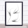 Still Life reeds floral simple Wall Art Print