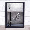 Still Life With A Broken Glass Wall Art Print