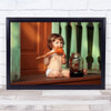 Baby In The Jam Jar cute Wall Art Print